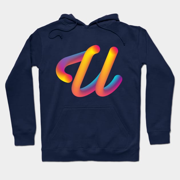 Curly U Hoodie by MplusC